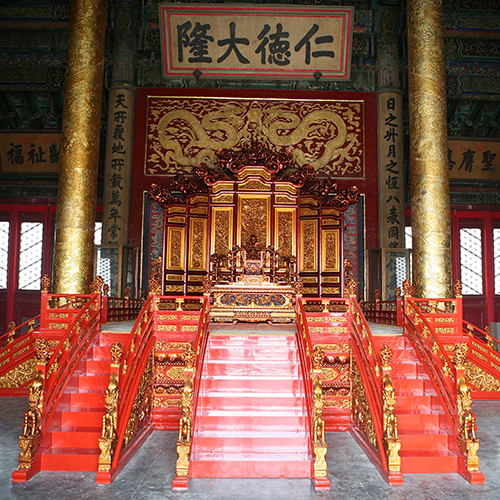 北京故宮乾隆寶座