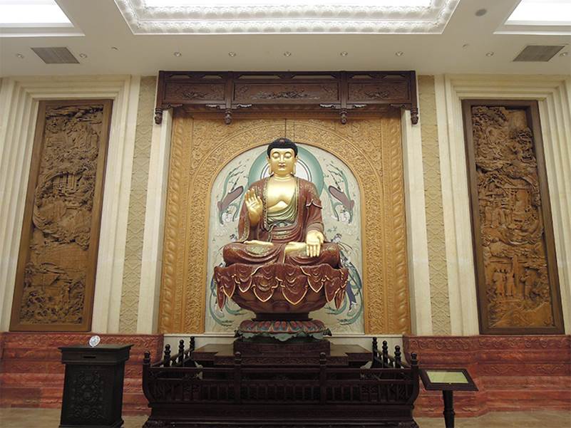吉林敦化六頂山民俗文化展覽館木雕壁畫及木雕裝飾